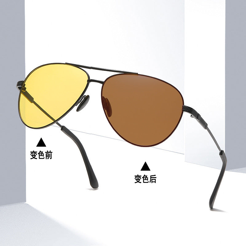 Damen Fototropische Piloten-Sonnenbrille mit anpassbaren Gläsern Brehn
