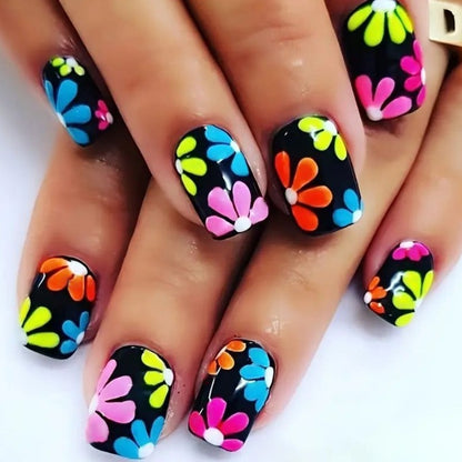 Floral Künstlerisches Nageldesign Brehn
