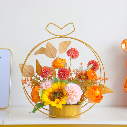 Dekoratives florales Zentrumstück für die Wohnkultur