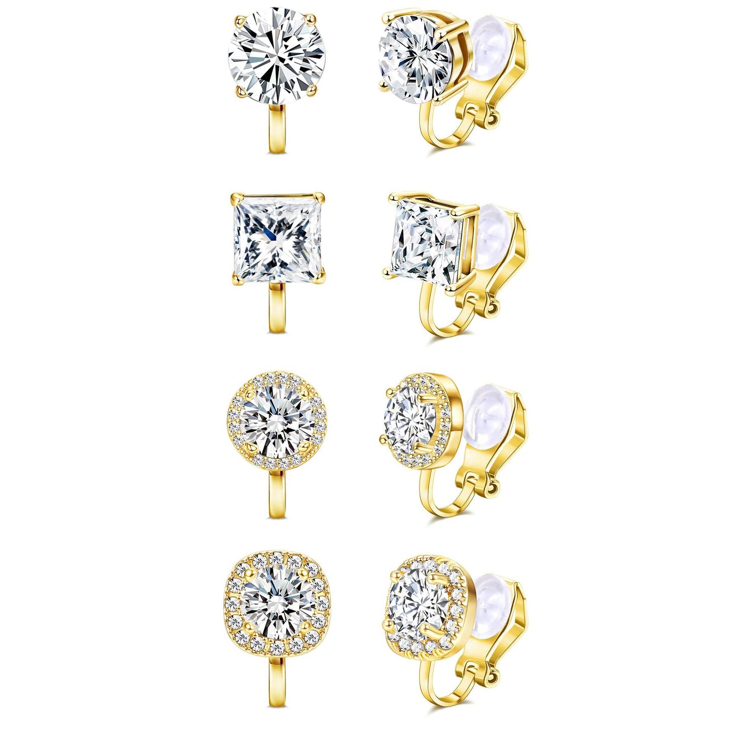 Luxuriöses Multi-Stone Ohr-Cuff-Set Brehn