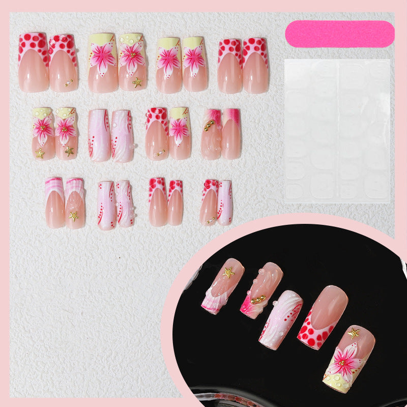 Blumen Design Press-On Nagel Tipps Brehn