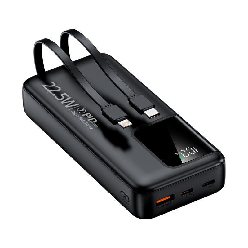 Powerbank mit dualen Schnellladeanschlüssen und digitaler Kapazitätsanzeige Brehn