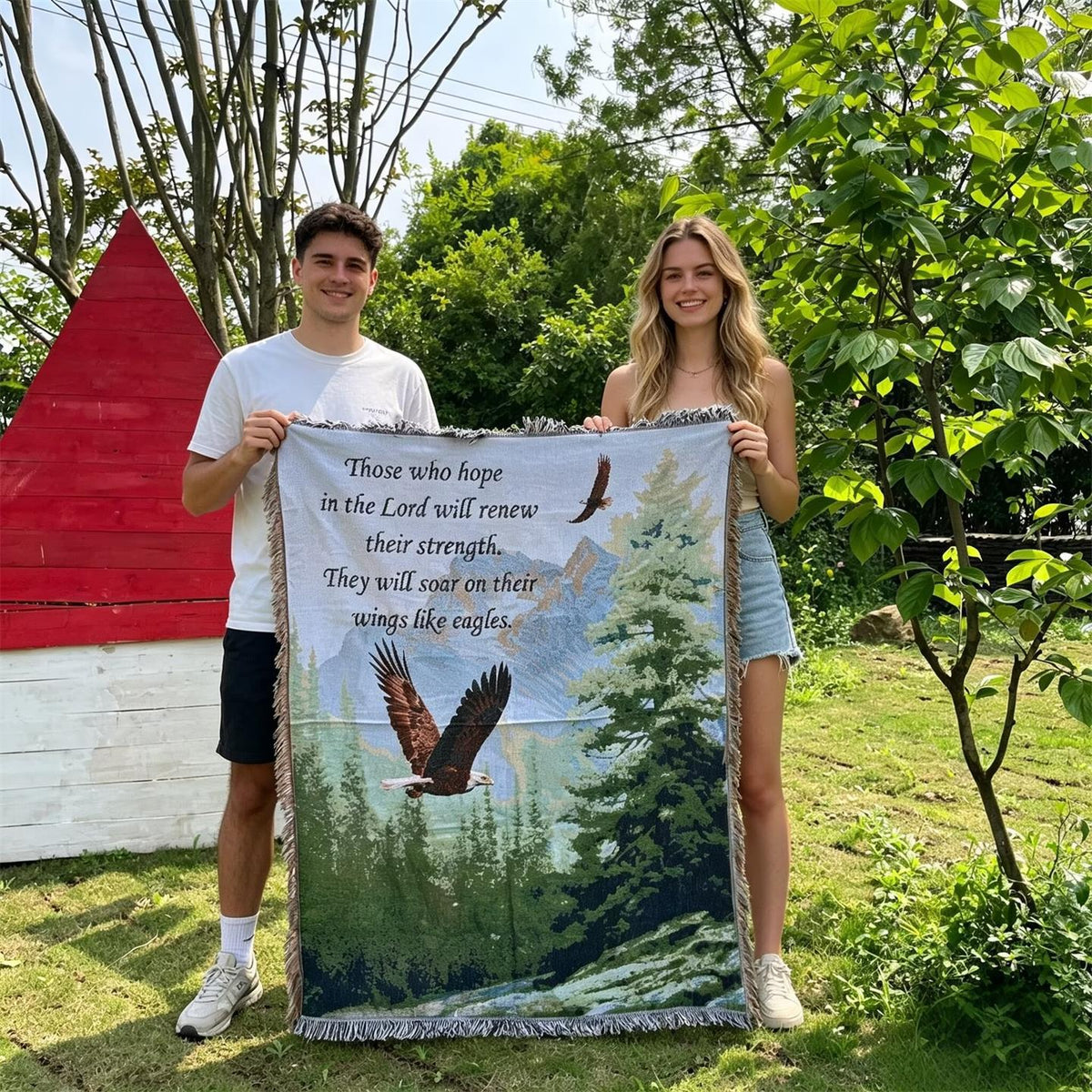 Inspirierende Wandteppich