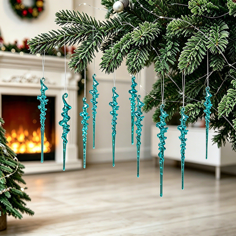 Hängendes Eiszapfen Ornament Set
