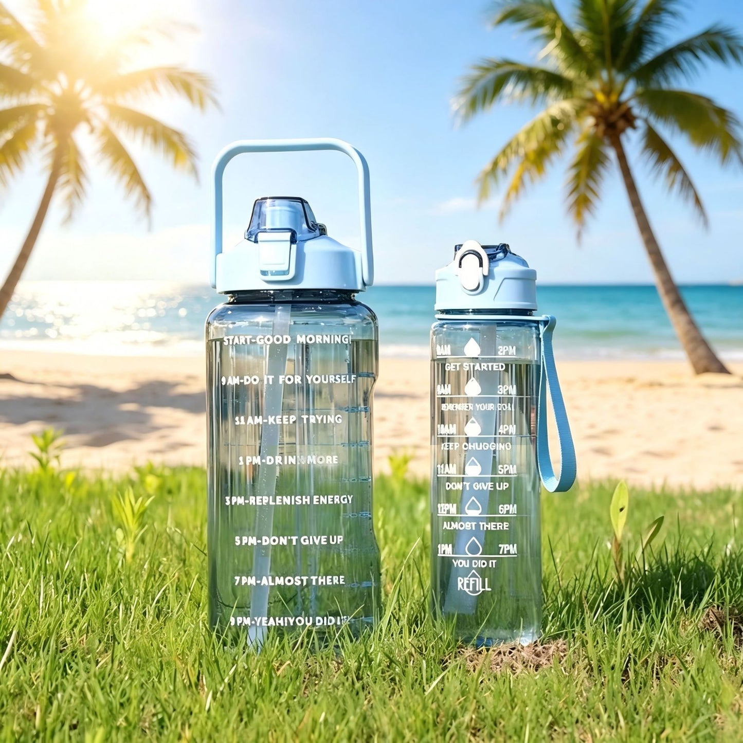 Damen Motivierende Wasserflasche Brehn