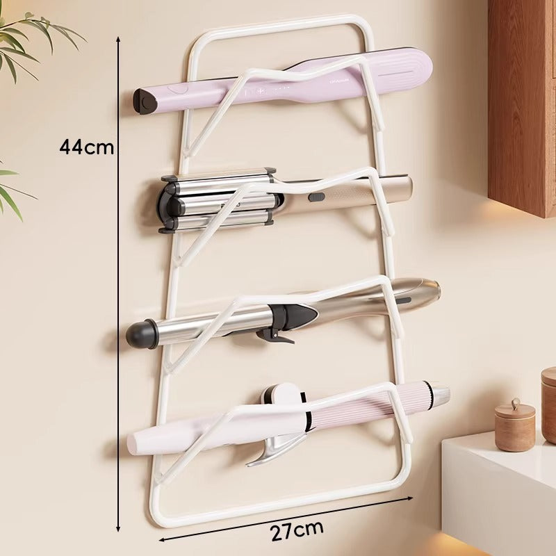 Wandmontierter hitzebeständiger zweistufiger Haartool-Halter Rack