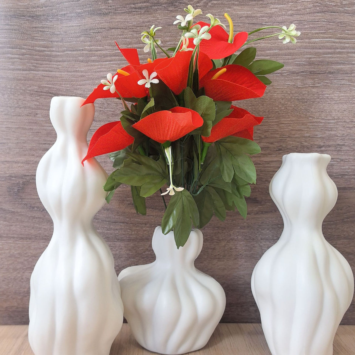 Abstract Textured Decorative Vase Brehn