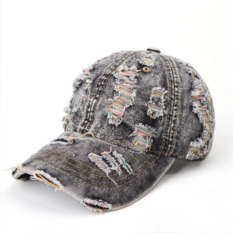 Damen distressed Denim Baseball Cap Brehn