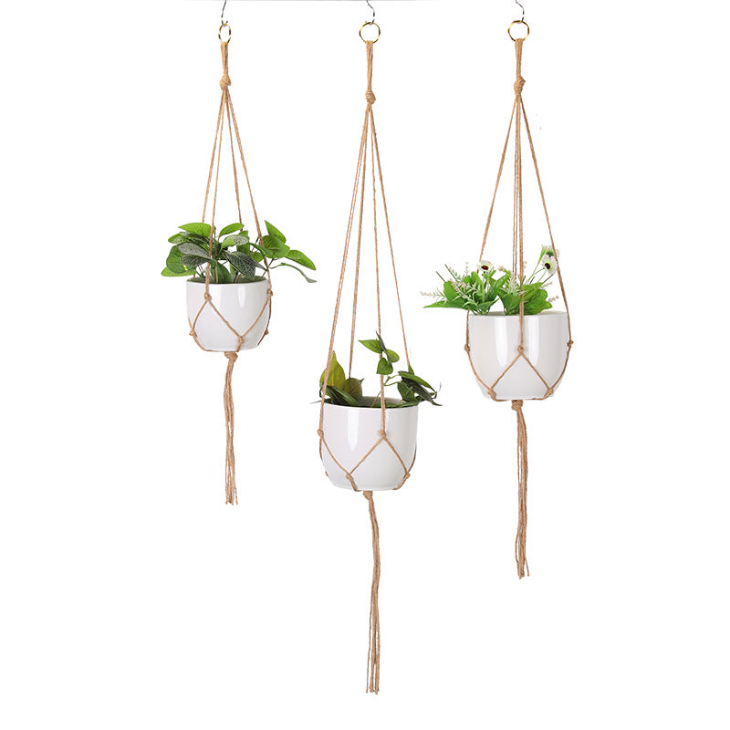 Macramé Pflanzenhalter