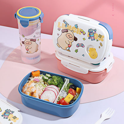 Spaß-Themen Cartoon Bento Lunchbox Set