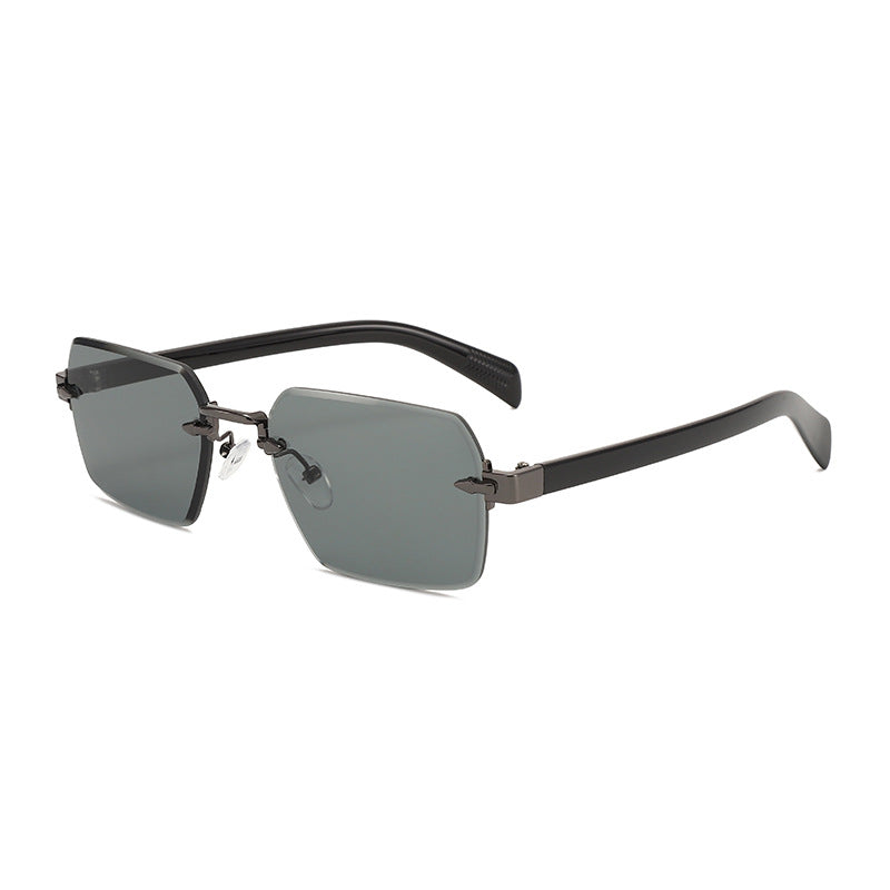 Damen modische Sonnenbrille mit quadratischem Rahmen und gradienten Gläsern Brehn