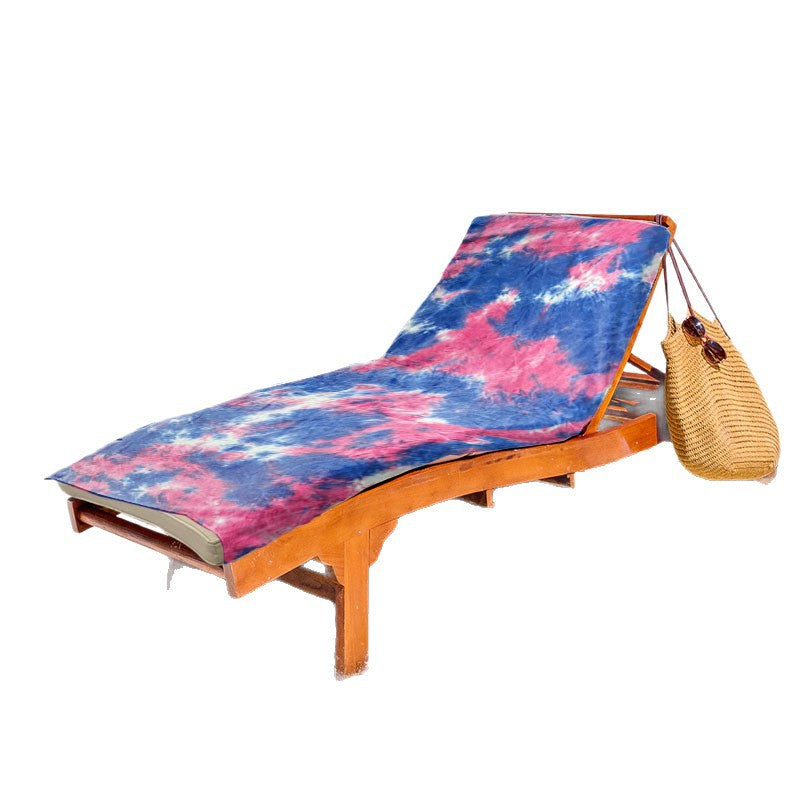 Liegestuhlauflage mit luxuriösem TIE-DYE Design Brehn