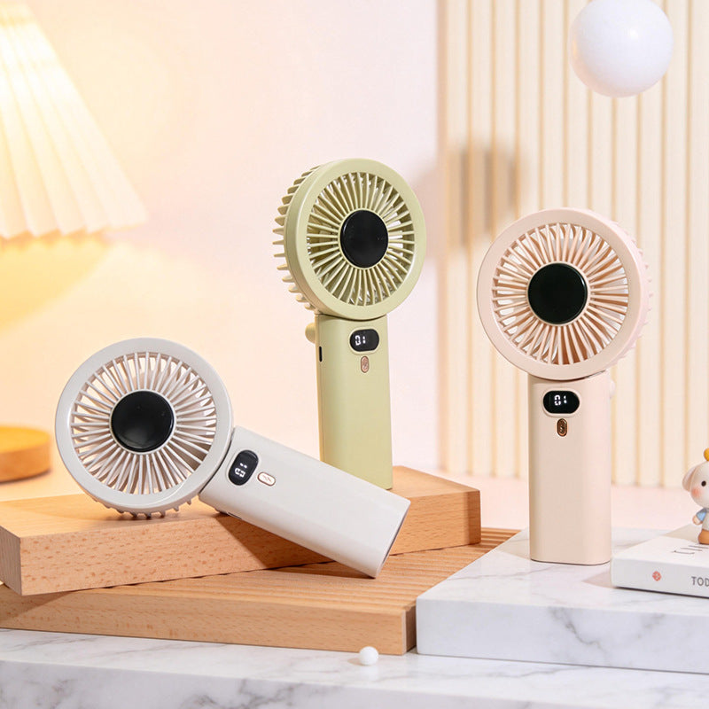 Damen Tragbarer Handventilator mit temperaturregulierender Anzeige Brehn