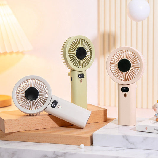 Damen Tragbarer Handventilator mit temperaturregulierender Anzeige Brehn