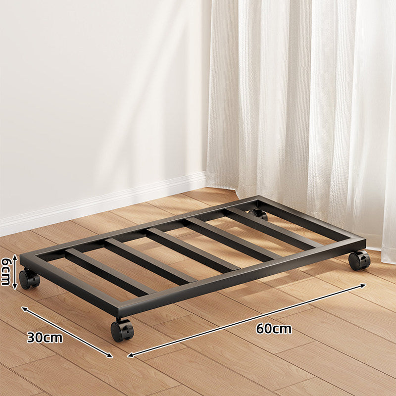 Niedrigprofilierter runder Blumentopf-Dolly mit 360° drehbaren Rollen