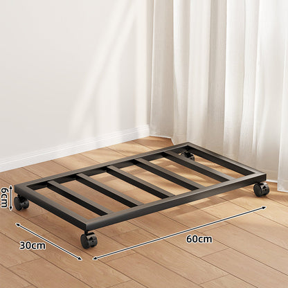 Niedrigprofilierter runder Blumentopf-Dolly mit 360° drehbaren Rollen