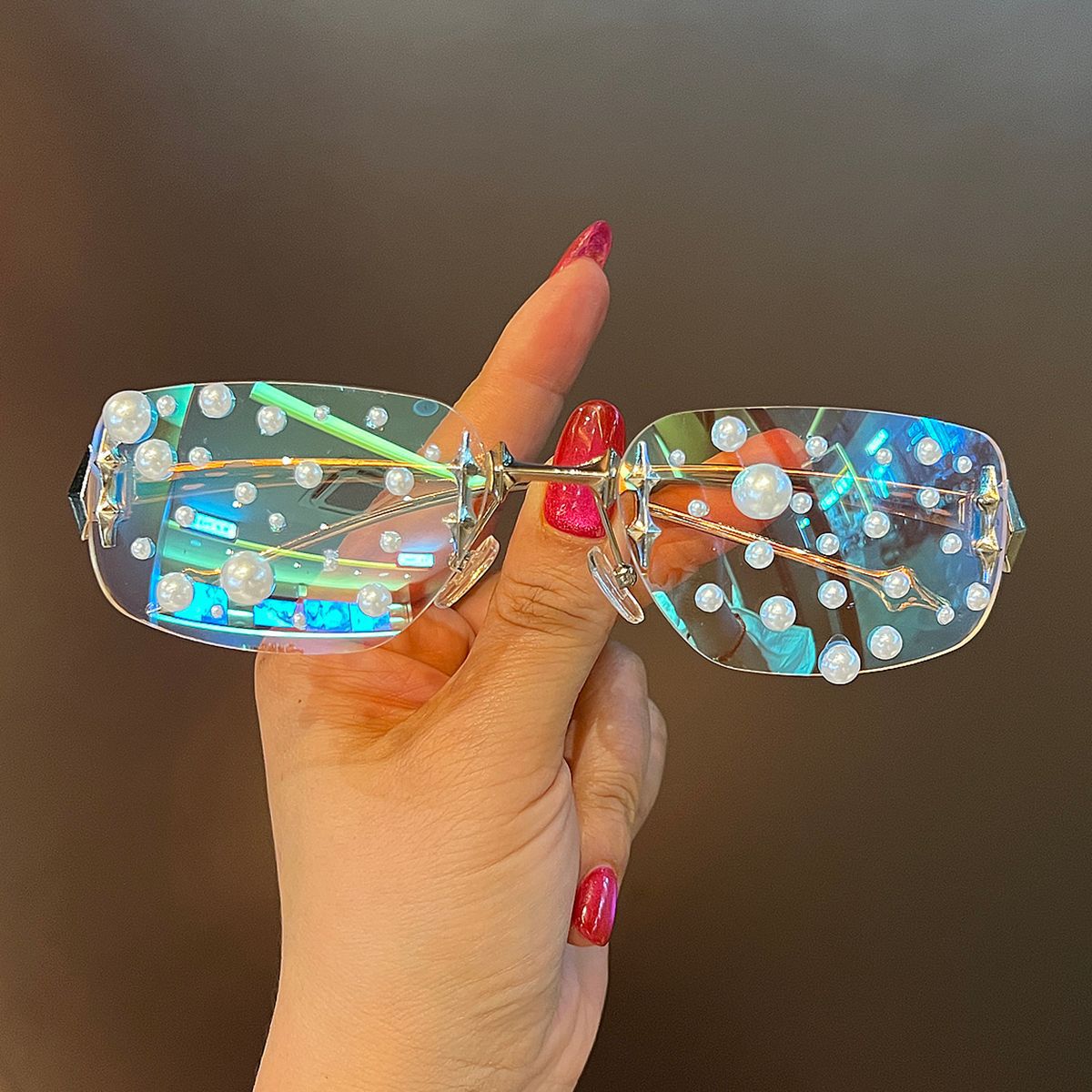 Damen Dekorative Designer-Sonnenbrille Brehn