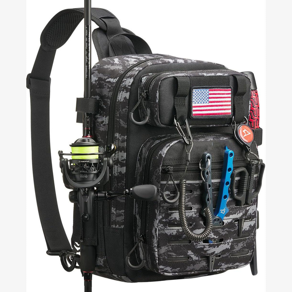 Taktischer Angel-Rucksack Brehn