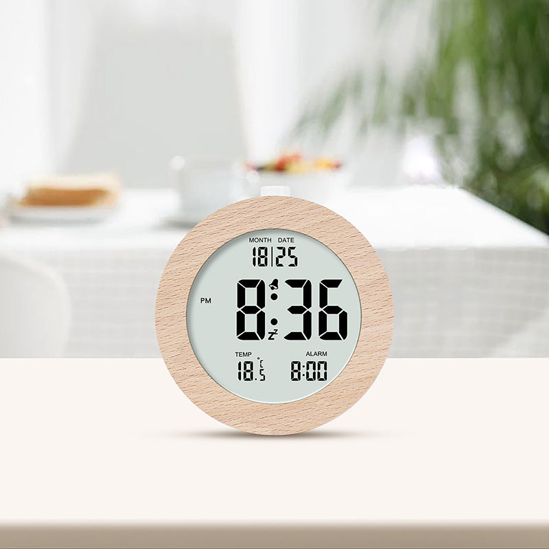 Digitaler Holzwecker mit Temperaturanzeige Brehn