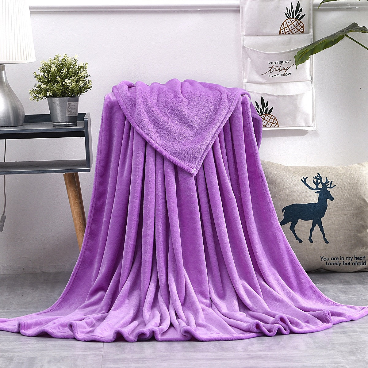 Plüsch übergroße Kapuzenfleece-Decke