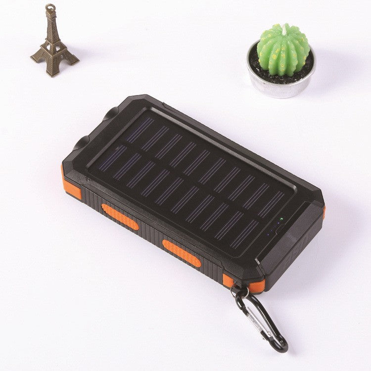 Solar-Powerbank mit Strapazierfähigem Gehäuse und LED-Ladeanzeige Brehn