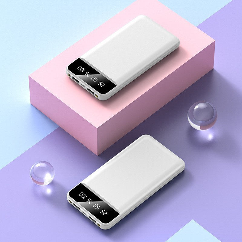 Vielseitige Powerbank mit Schnellem Ladeanschluss und Digitaler Anzeige Brehn