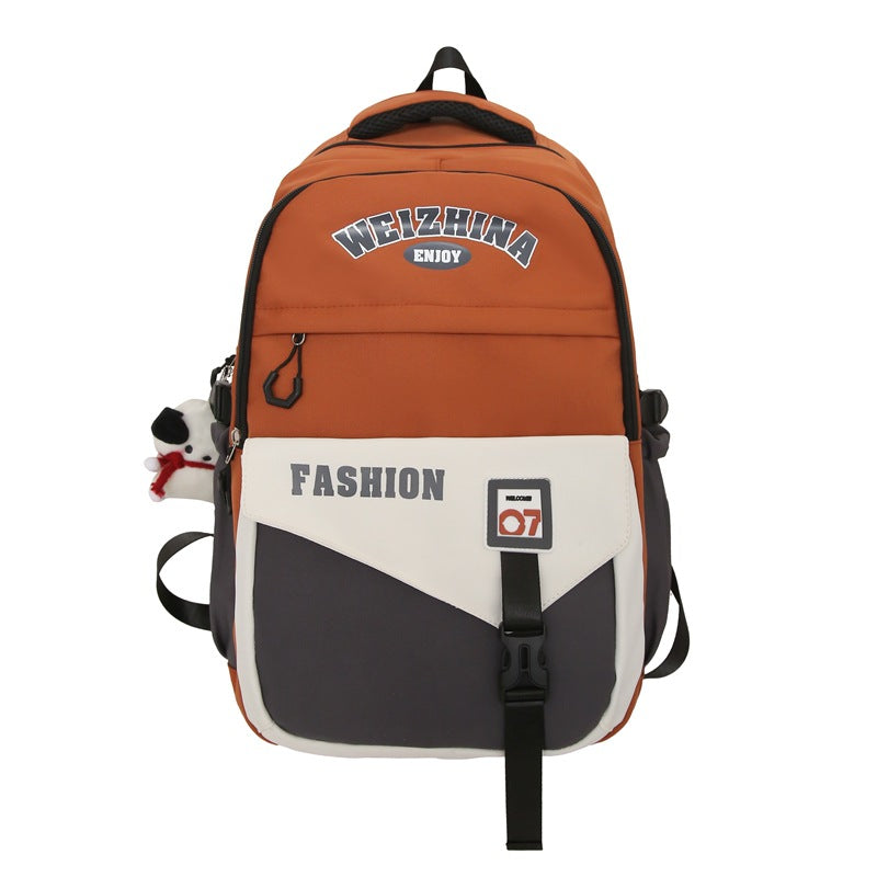 Fashion-Forward Mehrfach-Taschen Schulrucksack Brehn