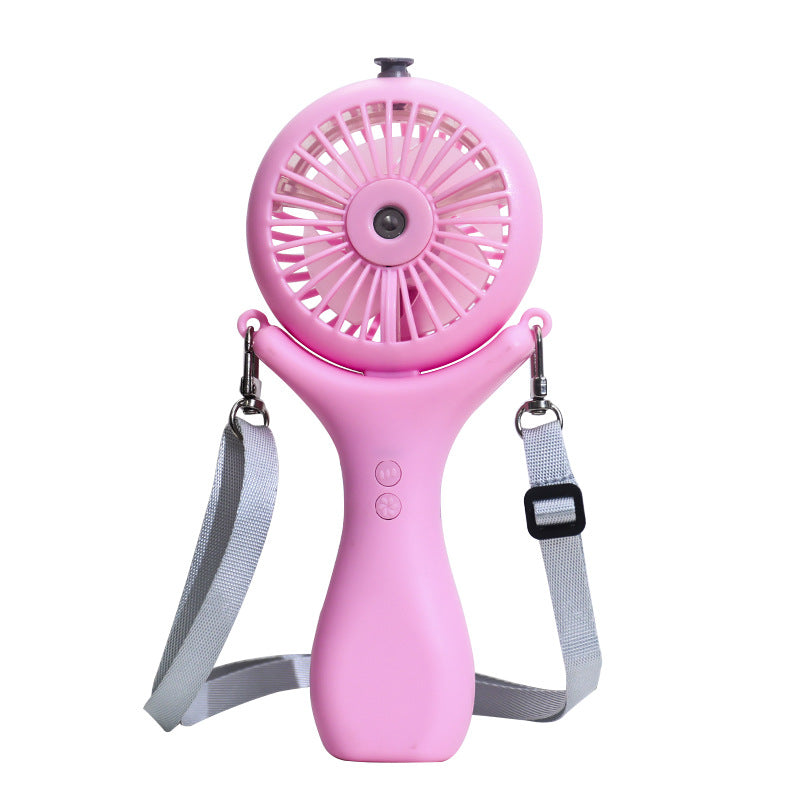 Tragbarer Mini-Lüfter für Damen mit Sprühfunktion und flexiblem Montagesystem Brehn