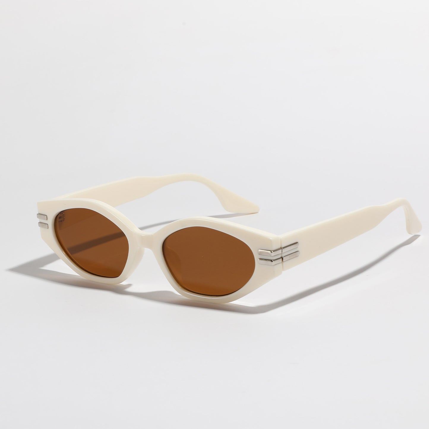 Damen geometrische Sonnenbrille im ikonischen Design Brehn