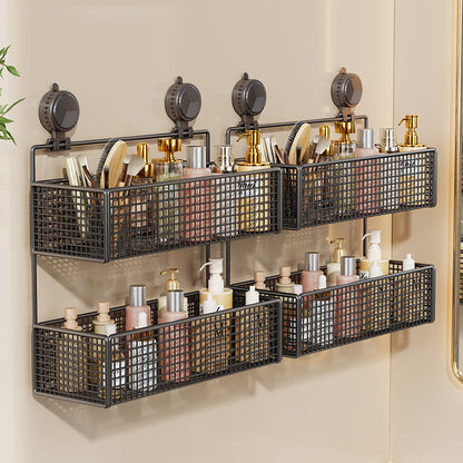 Saug-Montage Vertikales Mesh Kosmetik- & Toiletten-Organizer