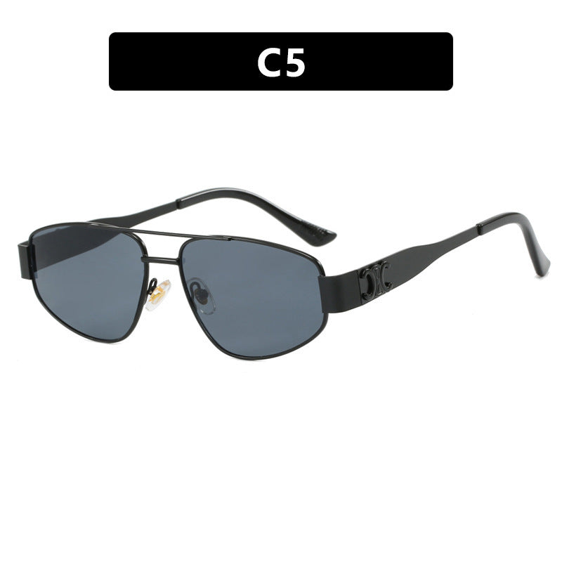 Damen Sportliche Sonnenbrille mit polarisierendem Gläser und elegantem Metallrahmen Brehn