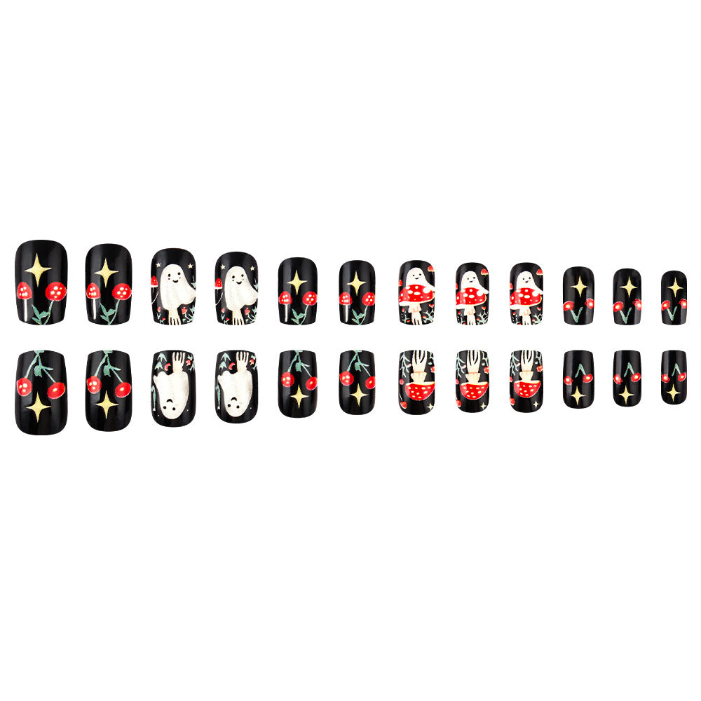 Verspieltes Halloween-Themen-Nagelkunst-Set Brehn