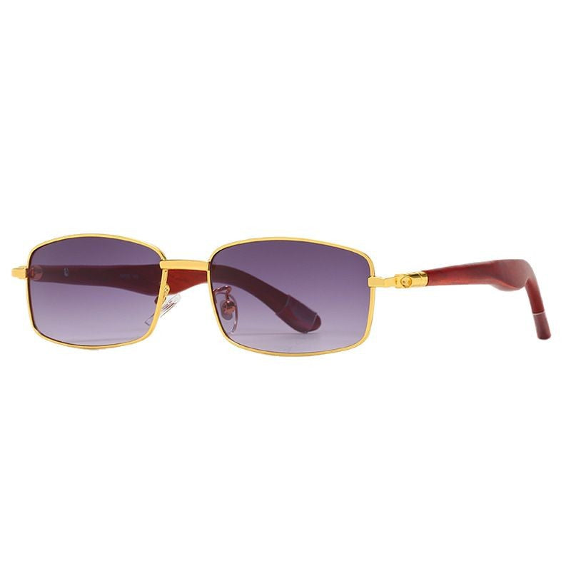 Damen modische Sonnenbrille mit luxuriösem Metallrahmen und UV-Schutz Brehn