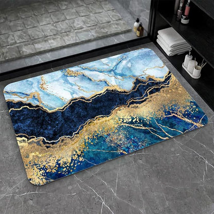 Stylische Wasserabweisende Badematte Brehn