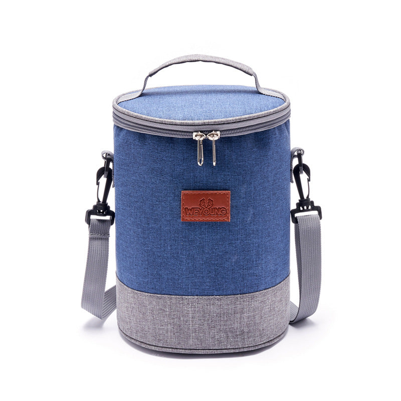 Damen Isolierte Kühltasche mit praktischer Rundform und verstellbarem Tragegurt Brehn