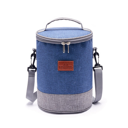 Damen Isolierte Kühltasche mit praktischer Rundform und verstellbarem Tragegurt Brehn