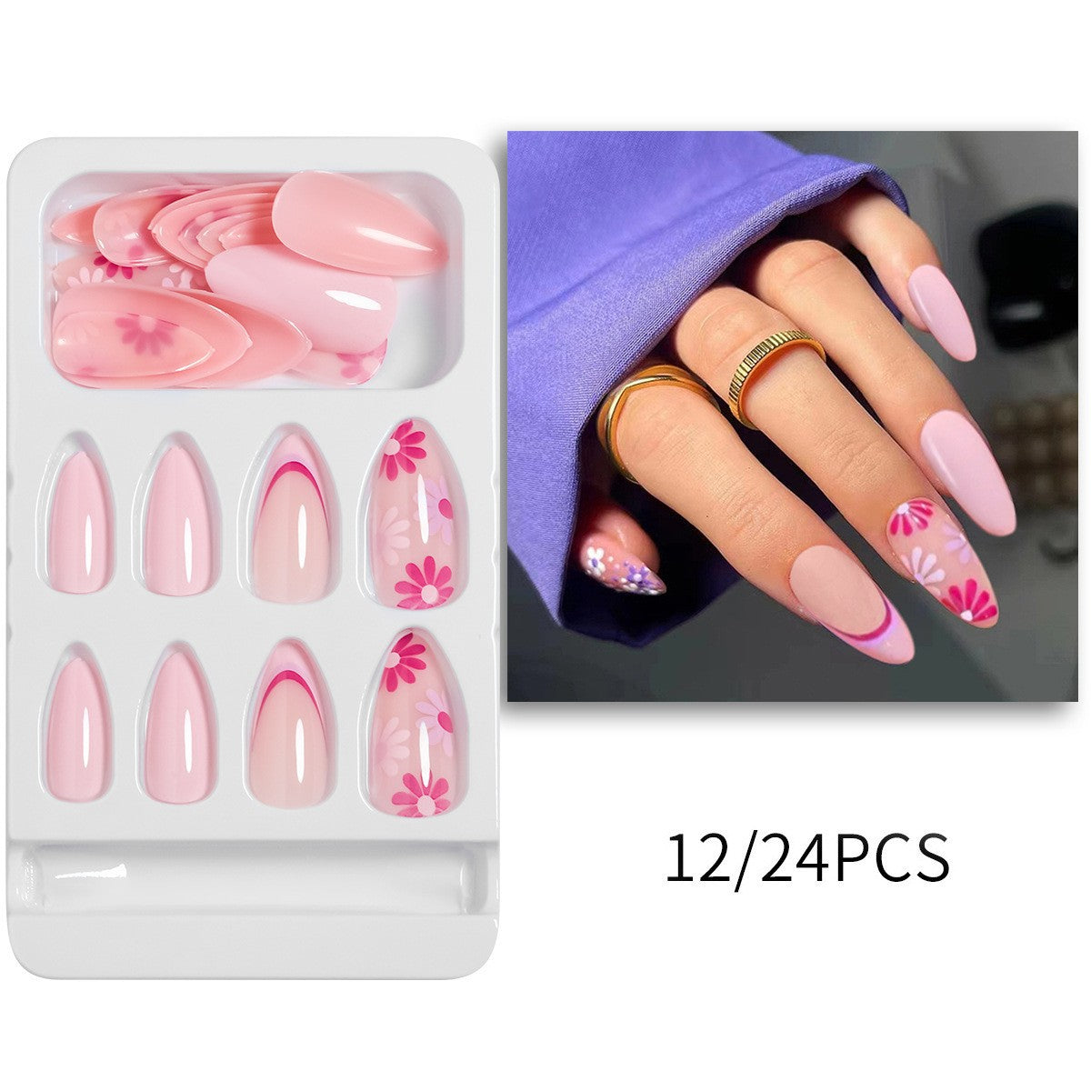Kreatives Press-On Nageldesign Brehn