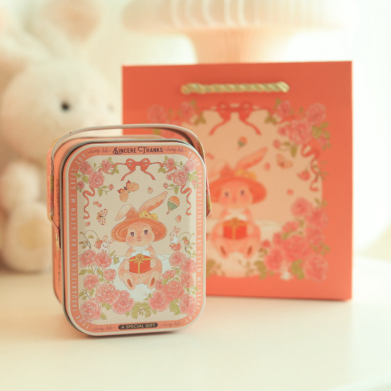 Handgefertigte, weiche Hasen-Pompon-Anhänger (Box-Edition)