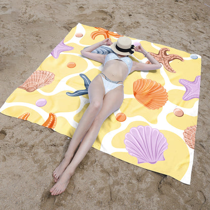 Stranddecke mit farbenfrohem Schildkrötenmuster Brehn
