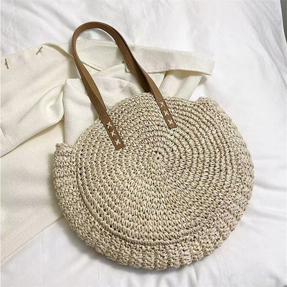 Runde Makramee Strandtasche Brehn