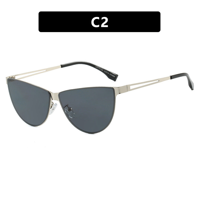 Damen Cat-Eye Sonnenbrille mit stilvollem Metallrahmen und schützendem UV-Filter Brehn
