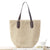 Handtasche Aus Geflochtenem Naturmaterial mit Robusten Ledergriffen Brehn