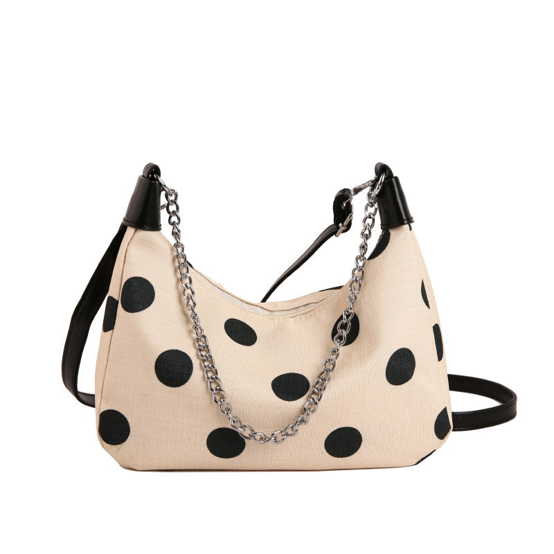 WoPolka Dot gemustertes Crossbody-Handtasche Brehn