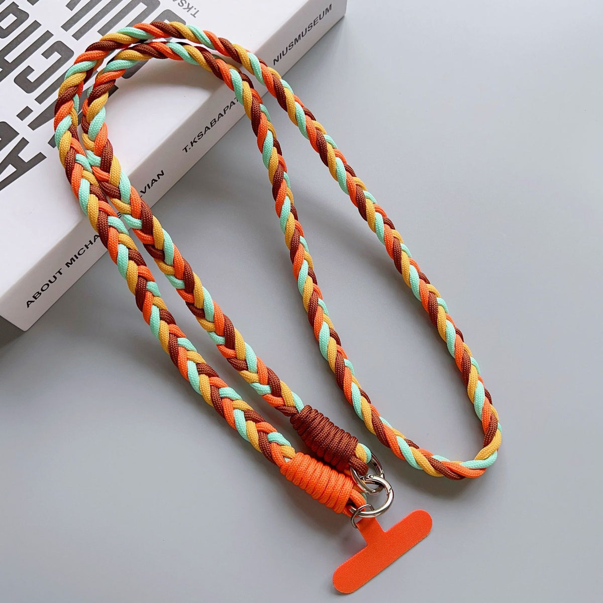 Multi-Color Geflochtene Brillenband Brehn