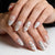 Künstlerisches ozeaninspiriertes Gel-Nägel-Design Brehn