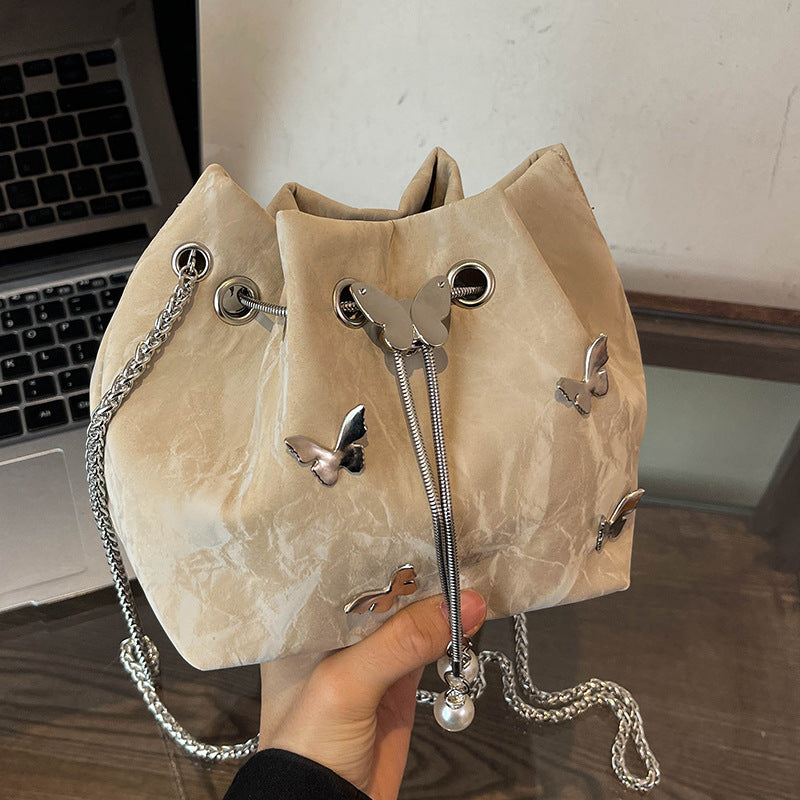 Schmetterling Verzierte Kordelzug-Handtasche