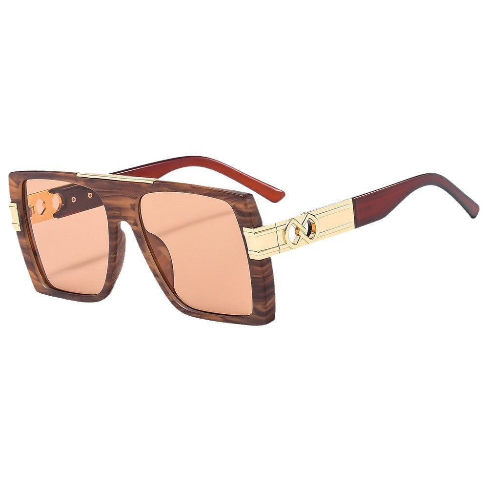 Damen oversized Sonnenbrille mit extravaganten Glitzerakzenten Brehn