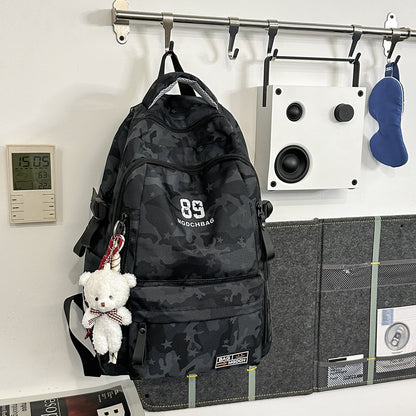 Vielseitiger Camouflage-Rucksack mit Multi-Taschen-Design Brehn