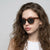 Damen quadratische Sonnenbrille mit komfortablem Sitz und stilvollem Design Brehn