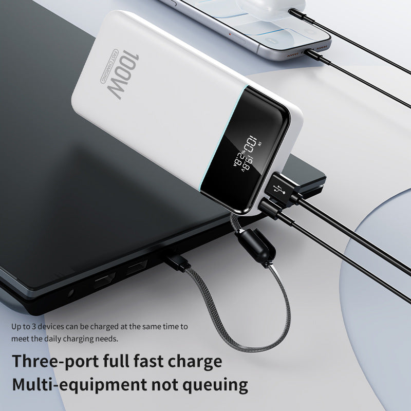 Leistungsstarke Powerbank mit Intelligenter Usb-C Schnellladung und Digitaler Ladestandanzeige Brehn